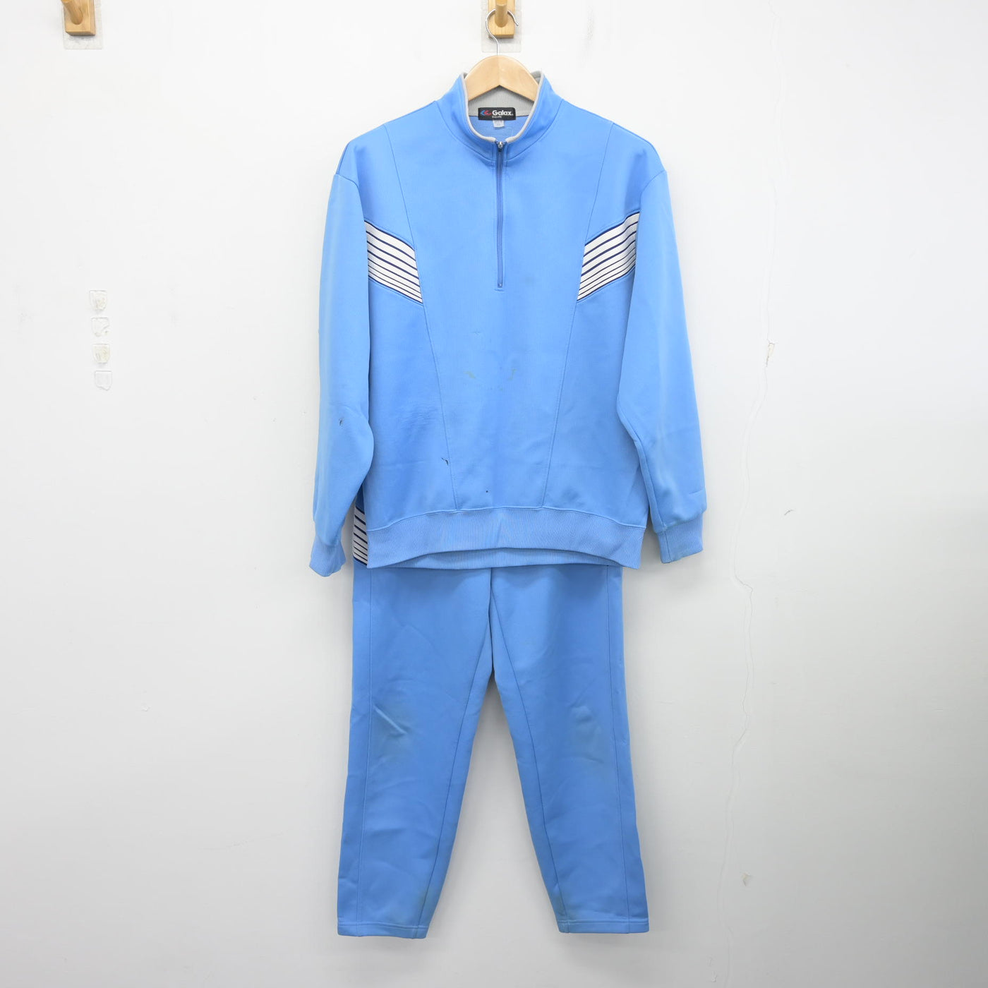 【未使用】多賀城小学校 指定ジャージ上下セット（120cm） SchooLog（スクログ） 体操服 上下セット 厚手スムース 秋 冬 体操着
