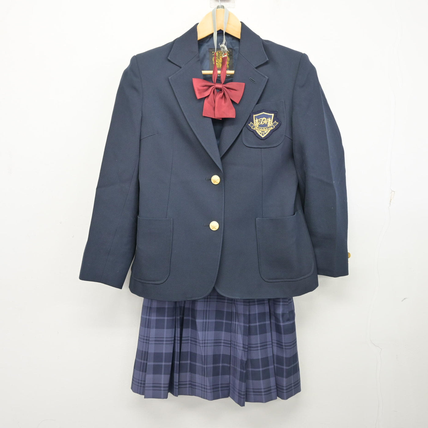 【中古】神奈川県 川崎市立橘高等学校 女子制服 4点 (ブレザー・スカート・スカート) sf104602
