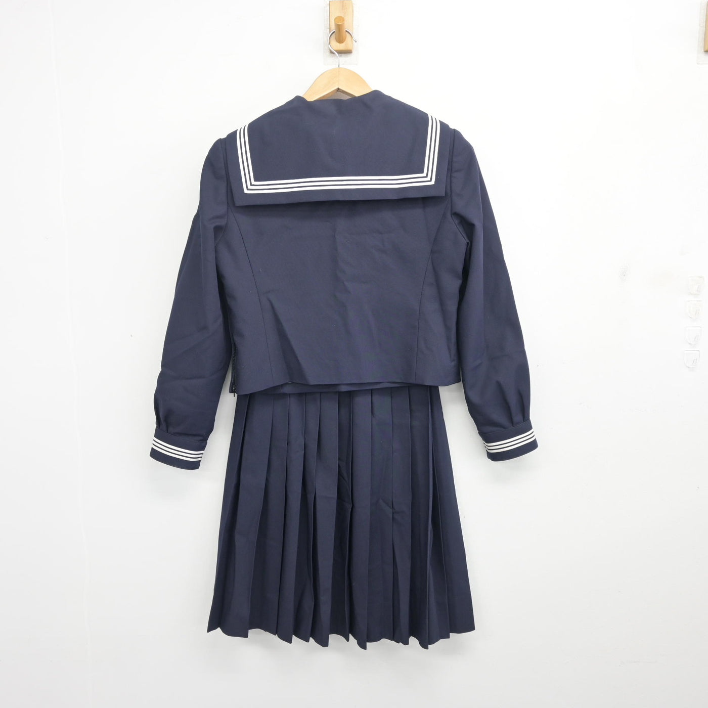 中古】千葉県 八木中学校/旧制服 女子制服 4点 (セーラー服・スカート