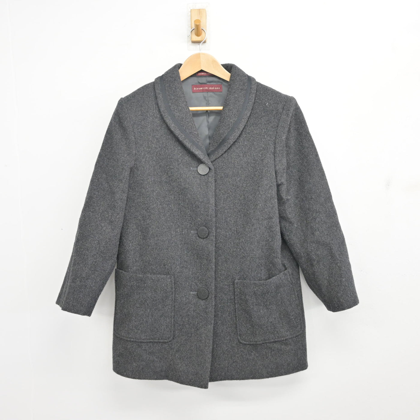 中古】福岡県 精華女子高等学校 女子制服 1点 (コート) sf104626 