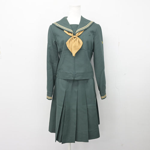 中古制服】兵庫県 大久保北中学校 女子制服 6点（ブレザー・ベスト