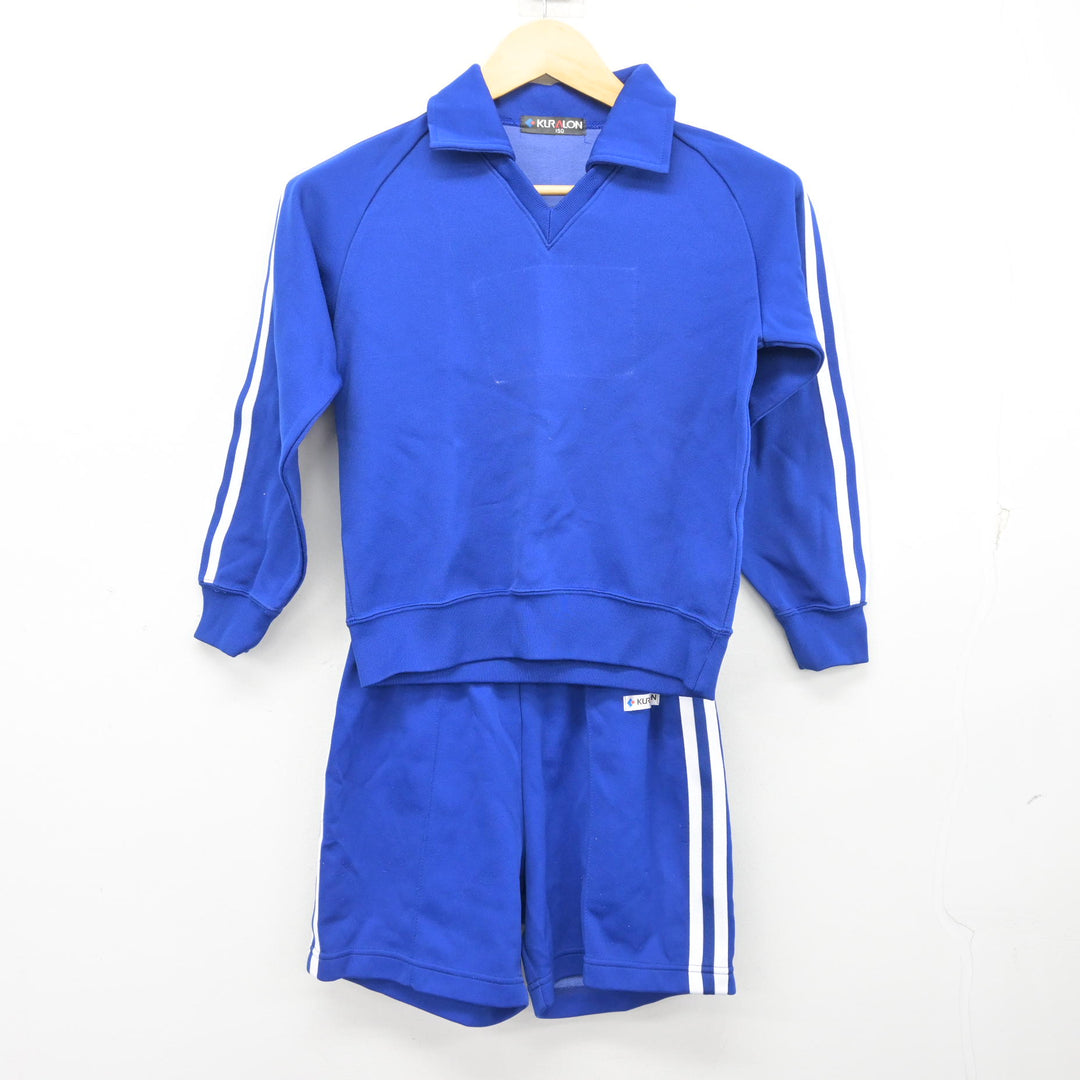 中古】岩手県 常磐小学校 女子制服 3点 (ジャージ 上・ジャージ 下