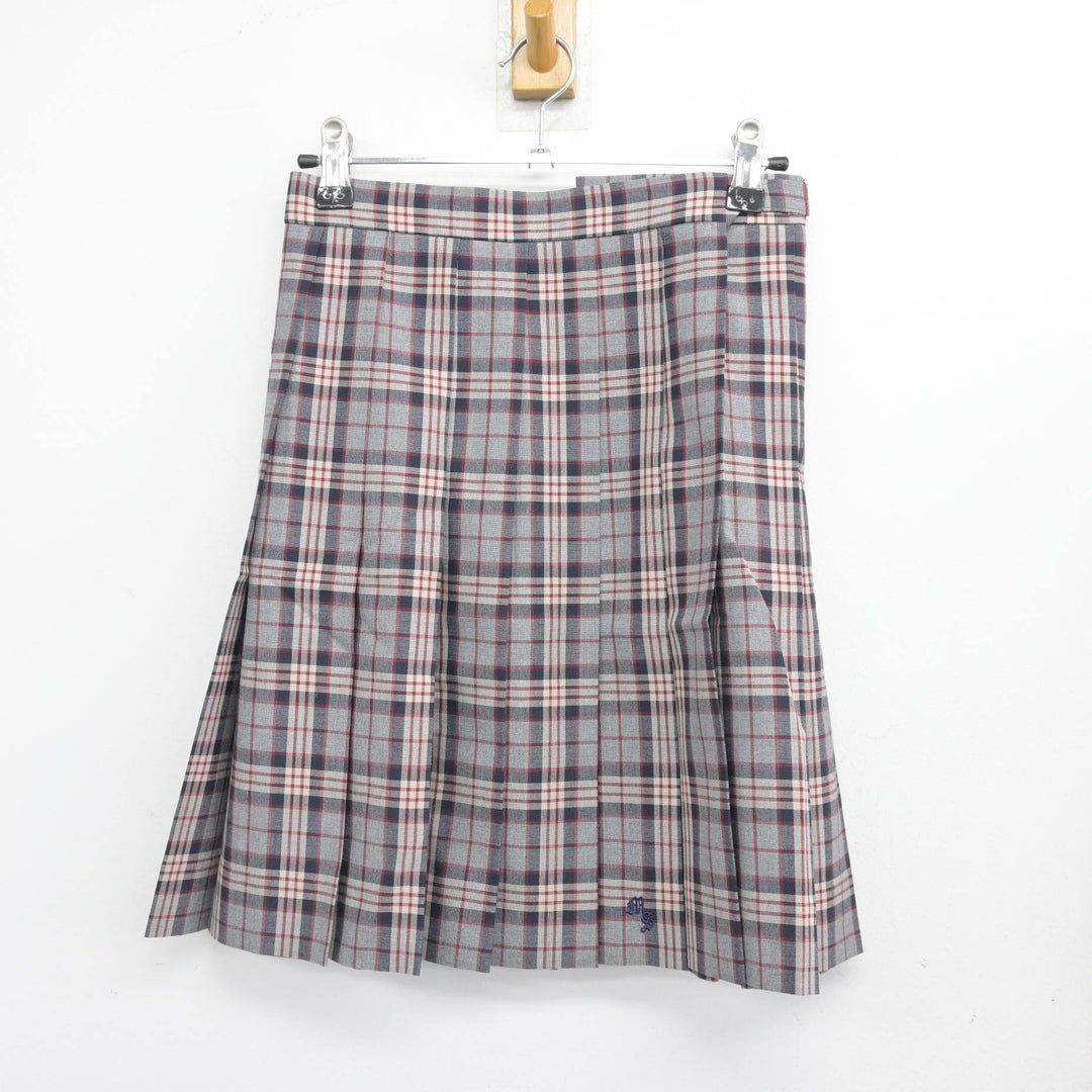 中古】千葉県 明聖高等学校 女子制服 4点 (シャツ・スカート) sf104961