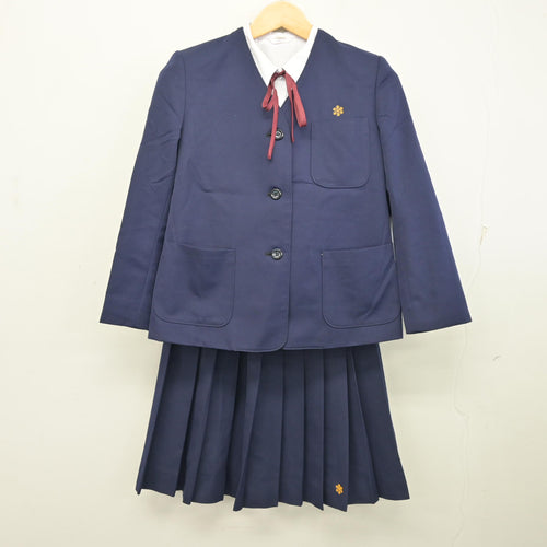 中古】沖縄県 南部農林高等学校 男子制服 4点 (ブレザー・ニットベスト