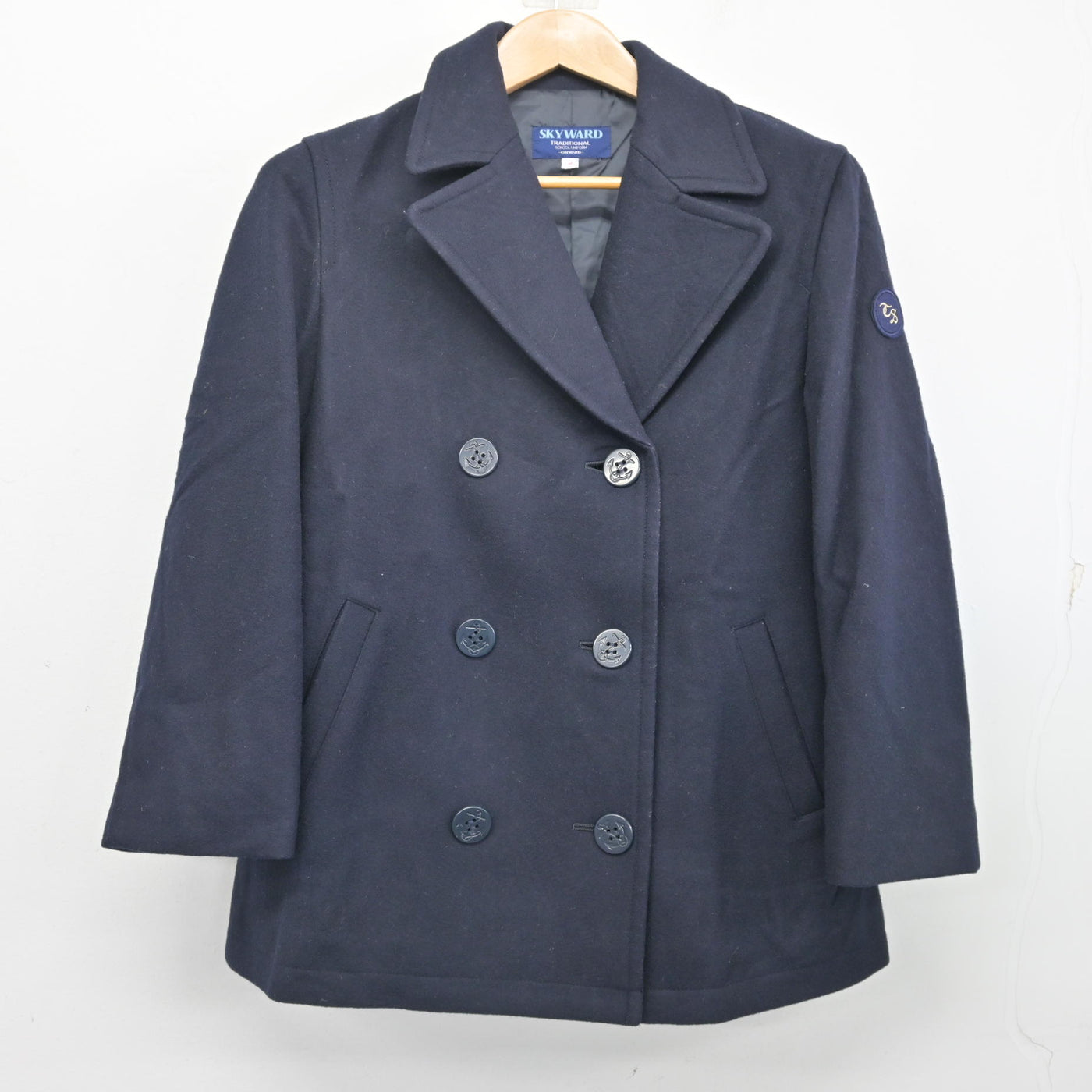 中古】東京都 東京成徳大学高等学校 女子制服 1点 (コート) sf105118