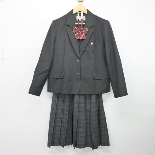 中古】岩手県 黒沢尻工業高等学校 女子制服 5点 (ブレザー・シャツ