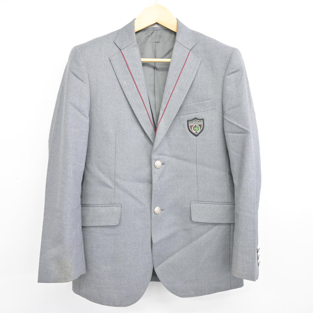 中古】岡山県 岡山理科大学附属高等学校 男子制服 4点 (ブレザー