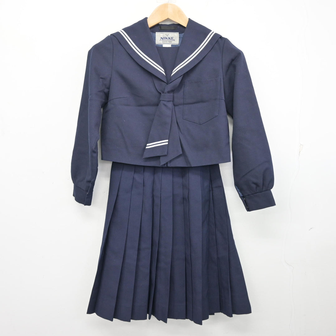 中古】北海道 旭川市立東明中学校/旧制服 女子制服 3点 (セーラー服