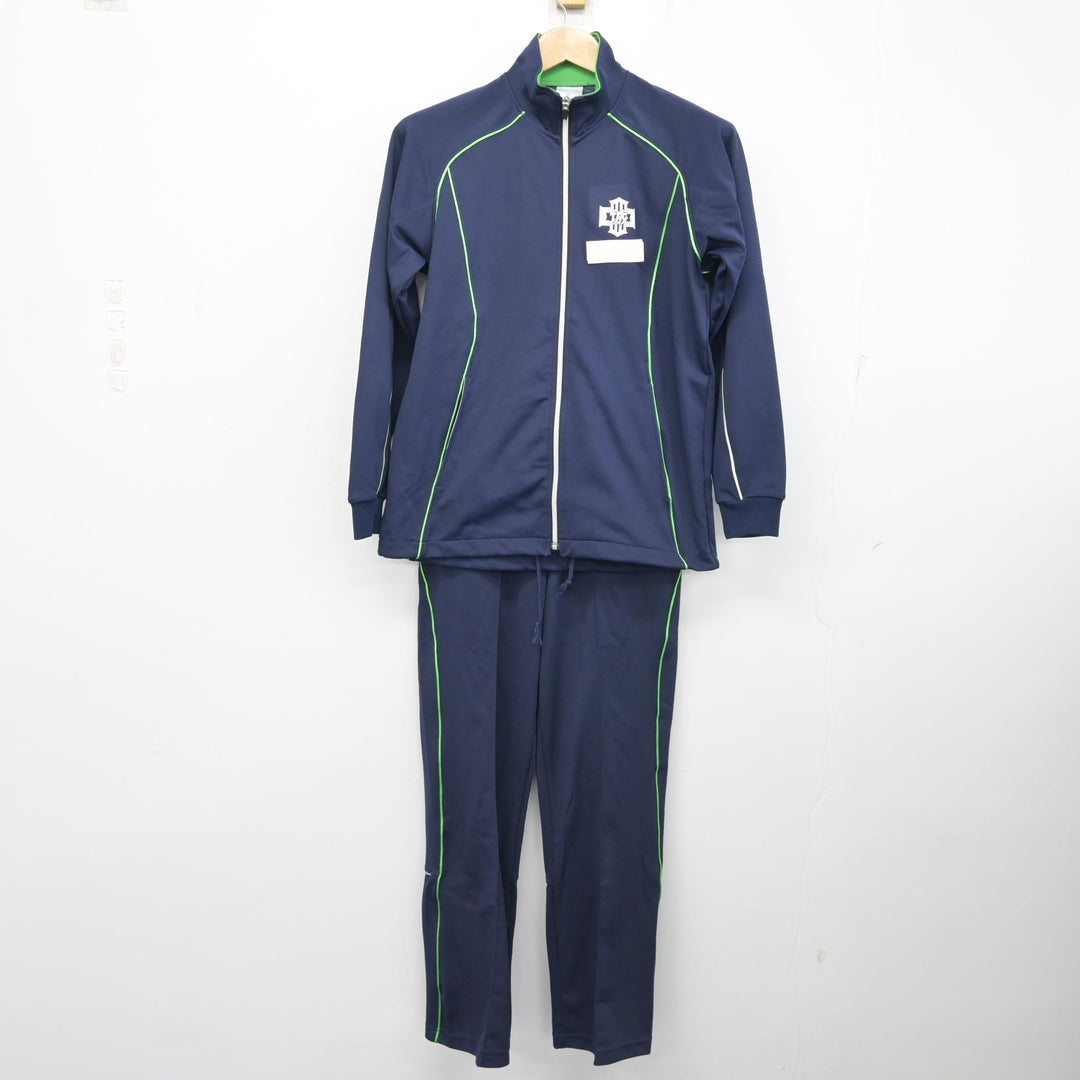 中古】福岡県 城西中学校 女子制服 3点 (ジャージ 上・体操服 下