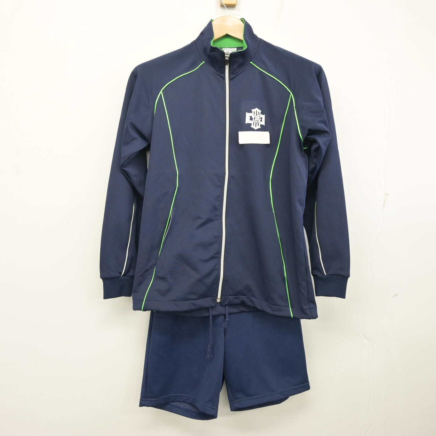 中古】福岡県 城西中学校 女子制服 3点 (ジャージ 上・体操服 下