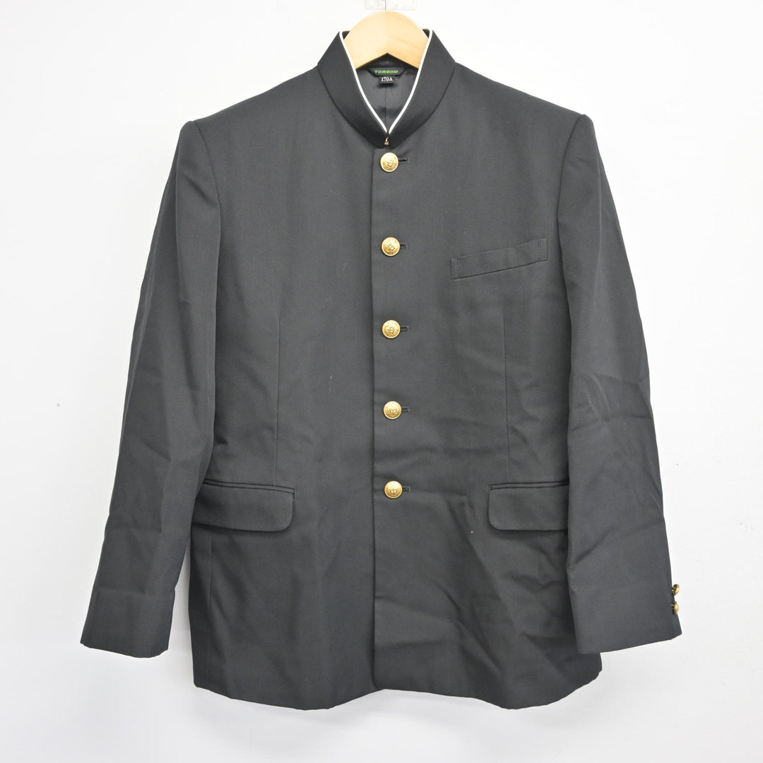 中古】広島県 安佐中学校/旧制服 男子制服 2点 (学ラン・ズボン