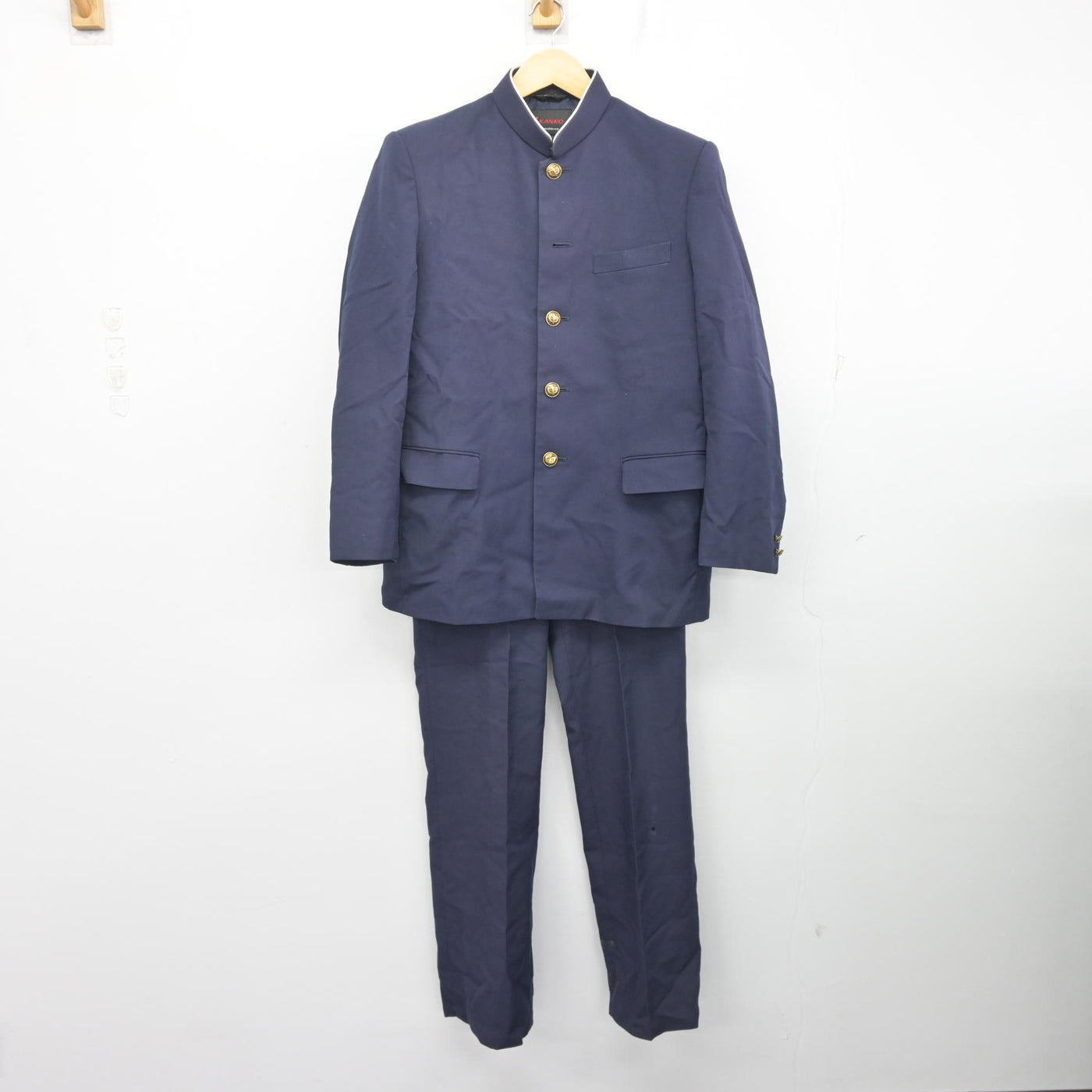 中古】岩手県 江刺第一中学校 男子制服 2点 (学ラン・ズボン) sf105454