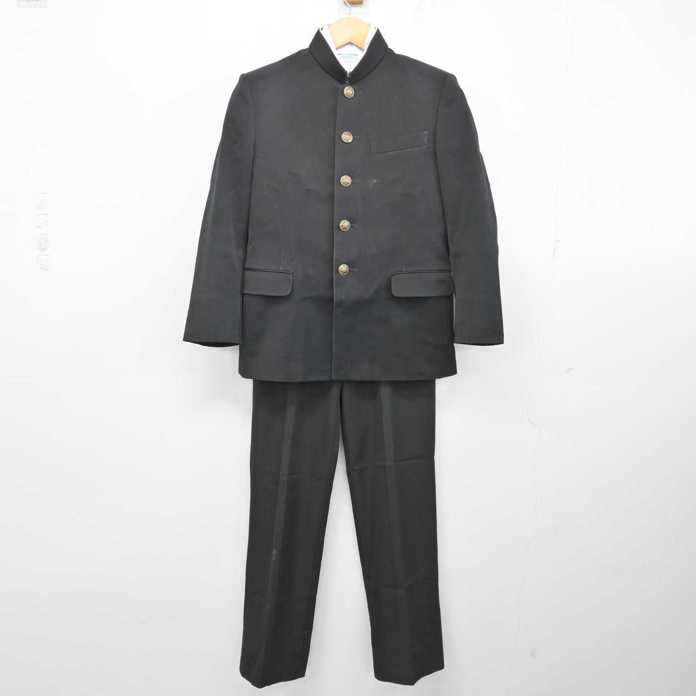 中古】奈良県 桜井東中学校 男子制服 3点 (学ラン・シャツ・ズボン