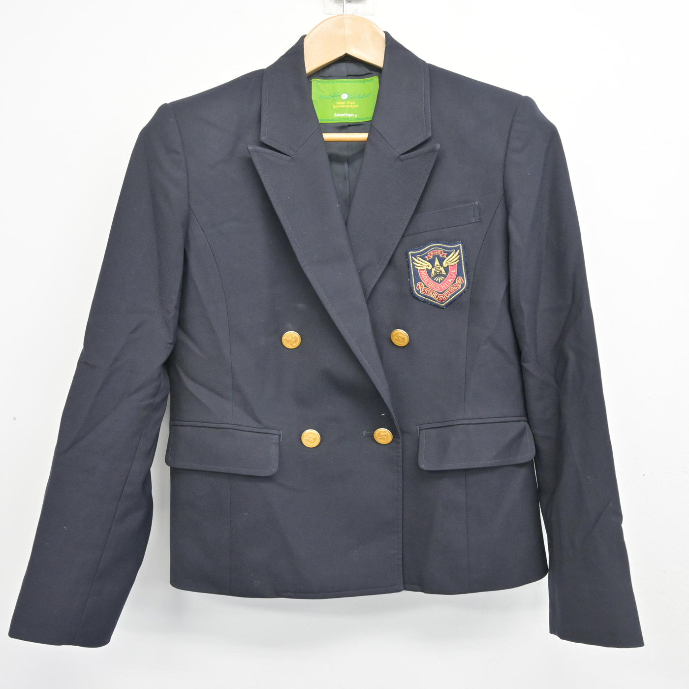 中古】群馬県 前橋育英高等学校 女子制服 3点 (ブレザー・スカート