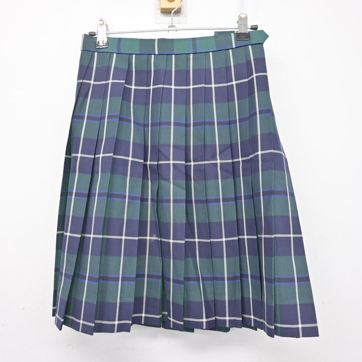 中古】鹿児島県 神村学園高等部 女子制服 3点 (シャツ・スカート