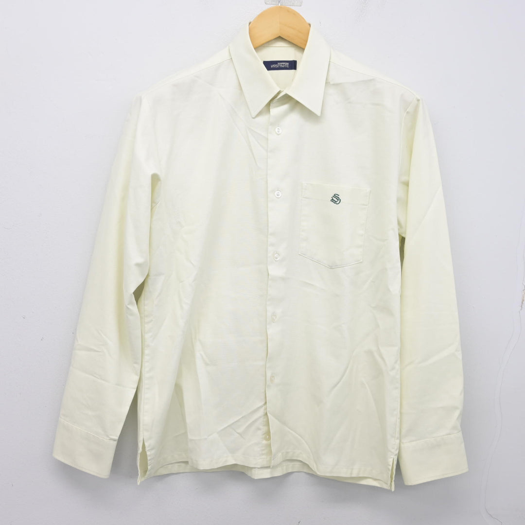 中古】宮城県 白石工業高等学校 男子制服 2点 (ブレザー・シャツ