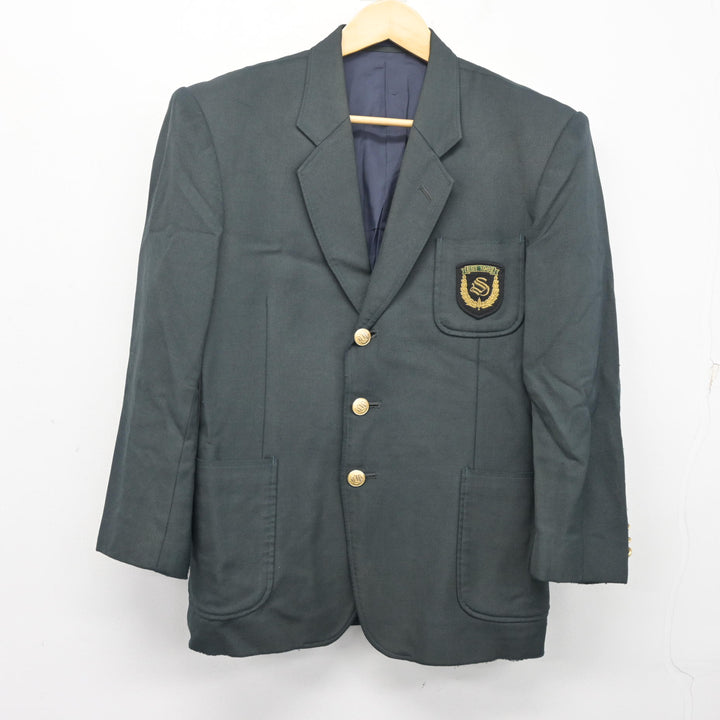 中古】宮城県 白石工業高等学校 男子制服 1点 (ブレザー) sf105766