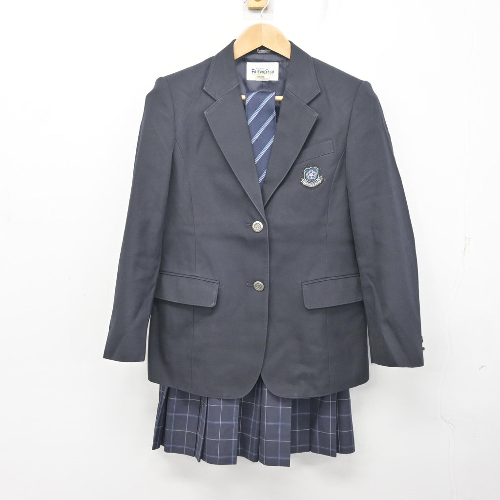 中古】東京都 城東高等学校 女子制服 4点 (ブレザー・スカート 
