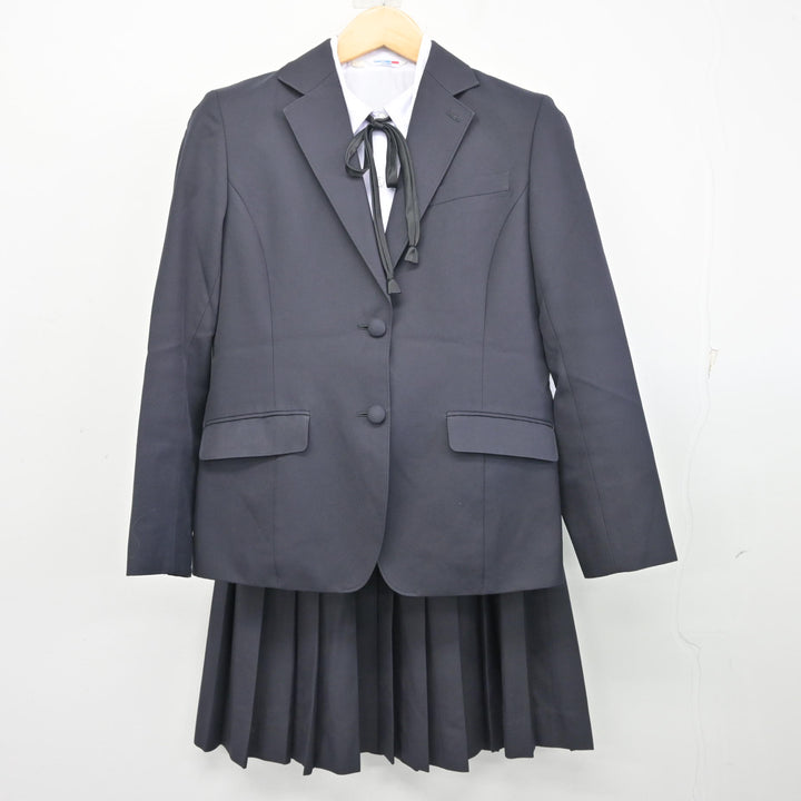 中古】埼玉県 上尾高等学校 女子制服 4点 (ブレザー・シャツ・スカート