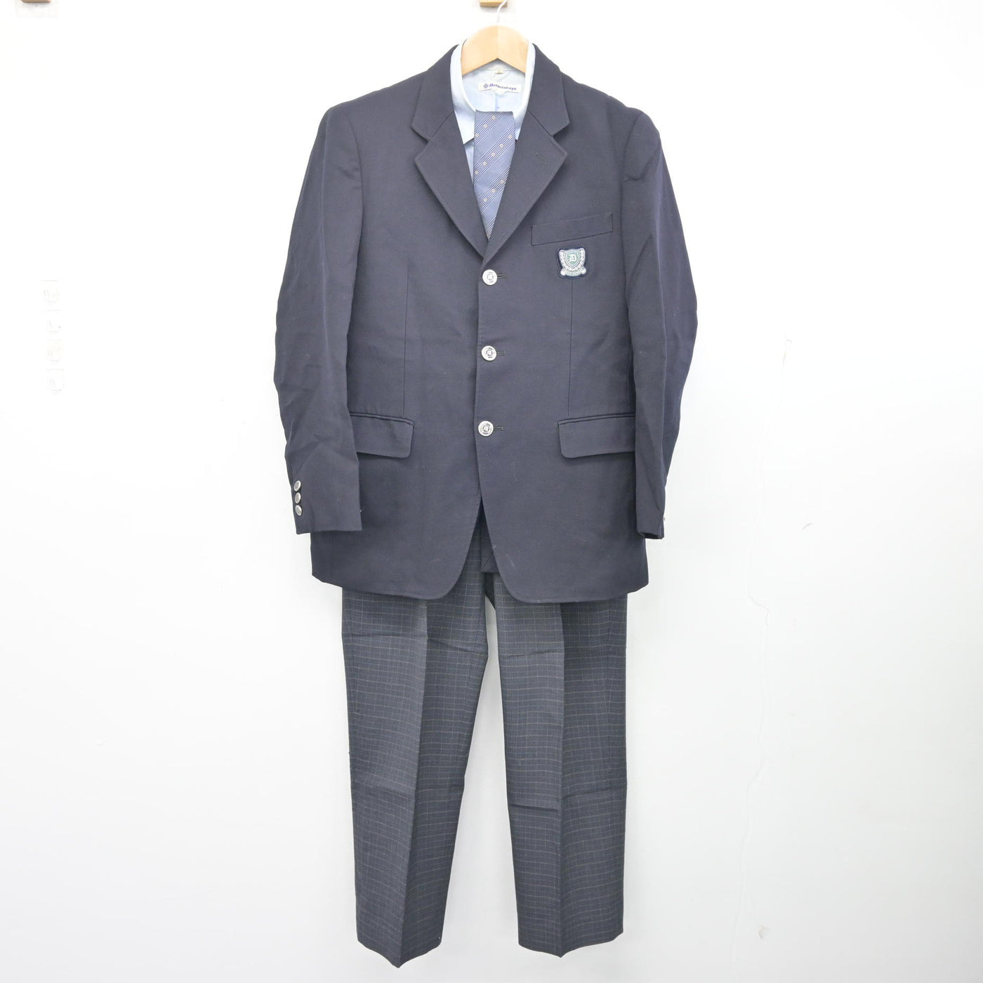 中古】愛知県 大同大学大同高等学校 男子制服 4点 (ブレザー・シャツ