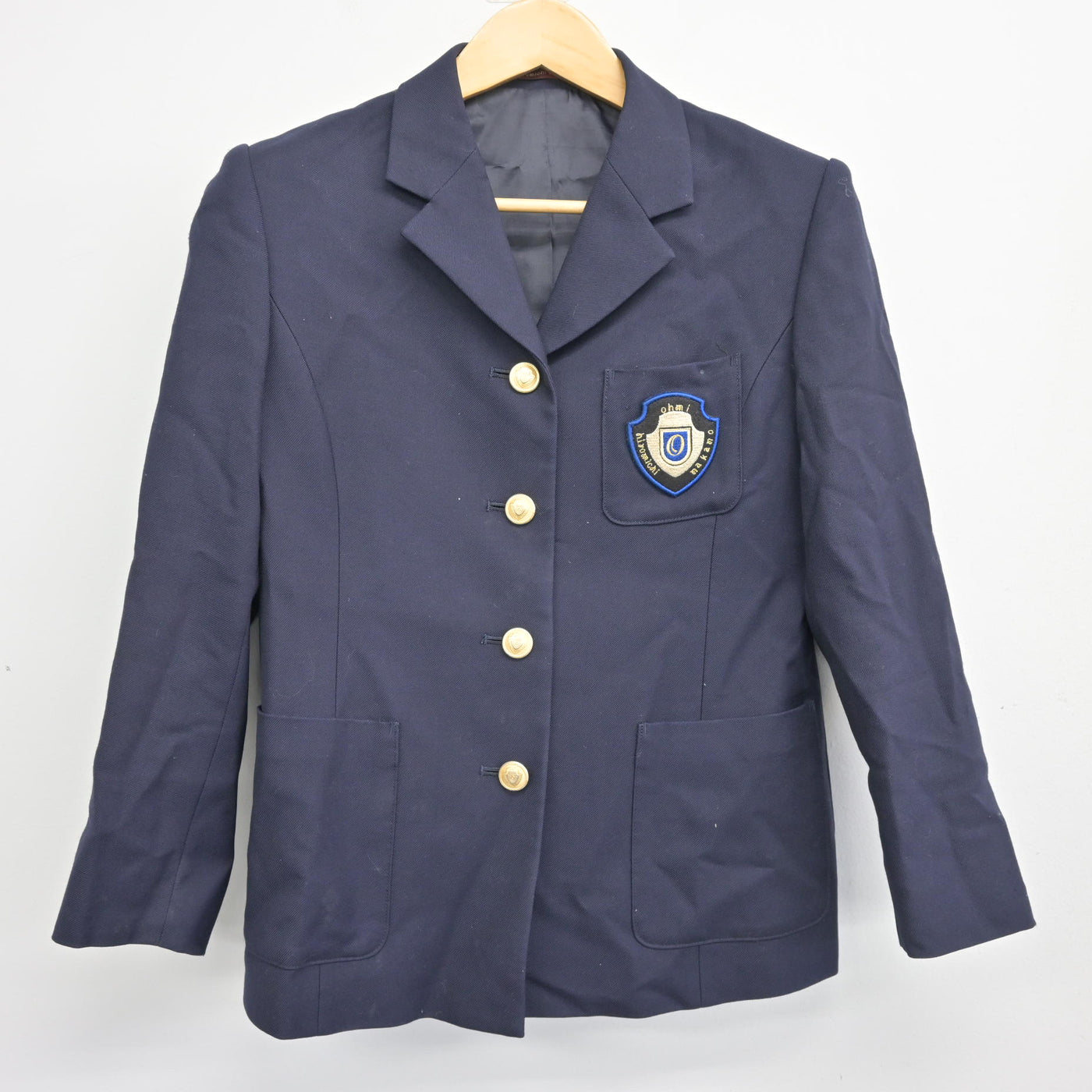 中古】滋賀県 近江高等学校 女子制服 4点 (ブレザー・スカート