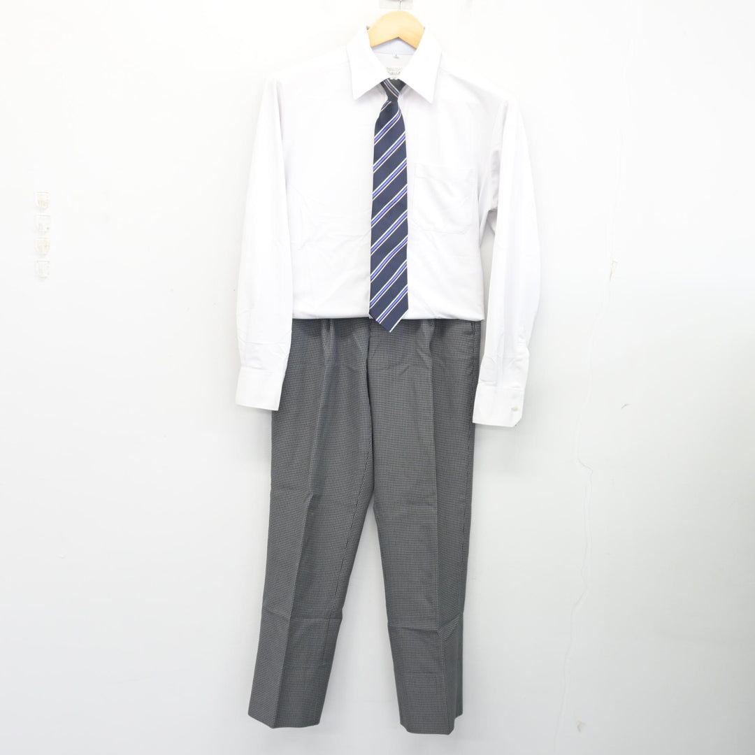 中古】愛知県 瀬戸工科高等学校 男子制服 4点 (ブレザー・シャツ