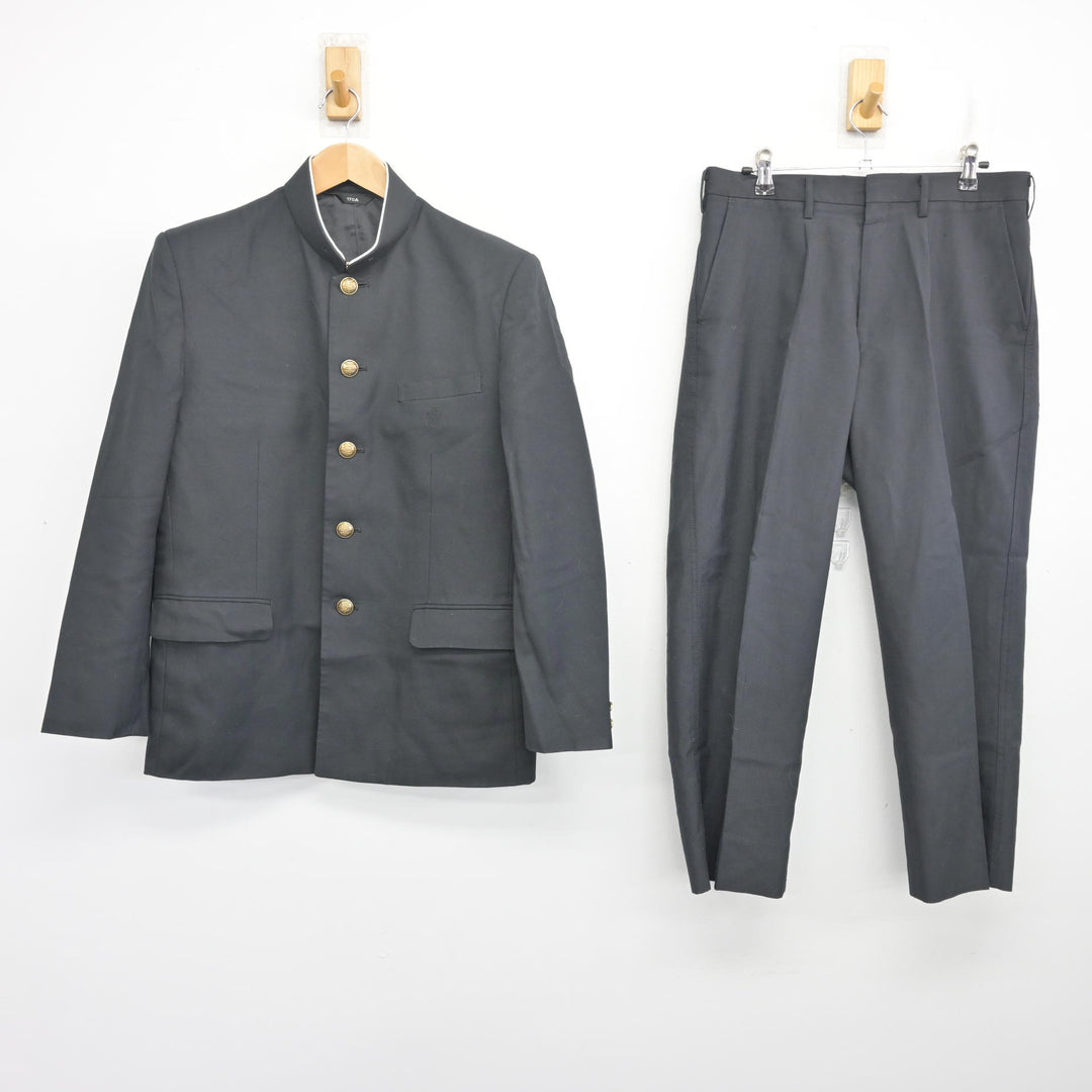 中古】福島県 平工業高等学校 男子制服 2点 (学ラン・ズボン) sf106096