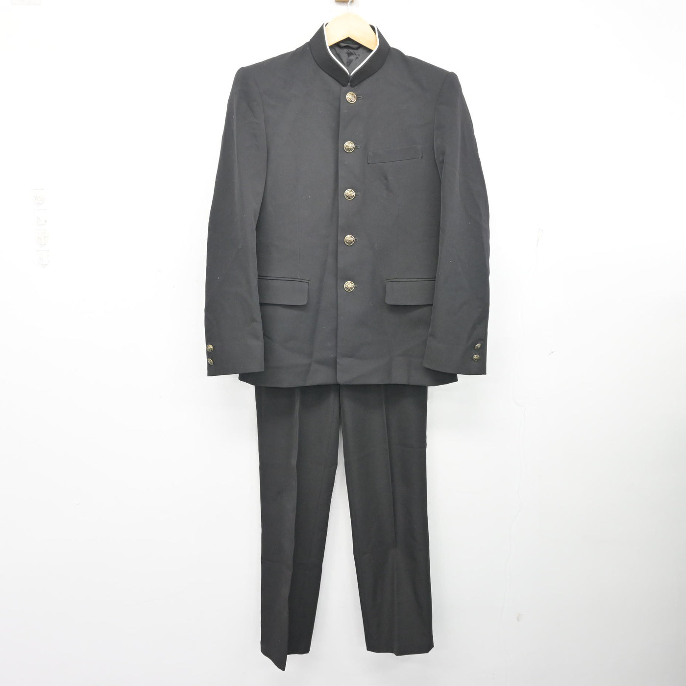 中古】愛知県 弥富北中学校 男子制服 3点 (学ラン・ズボン・ズボン