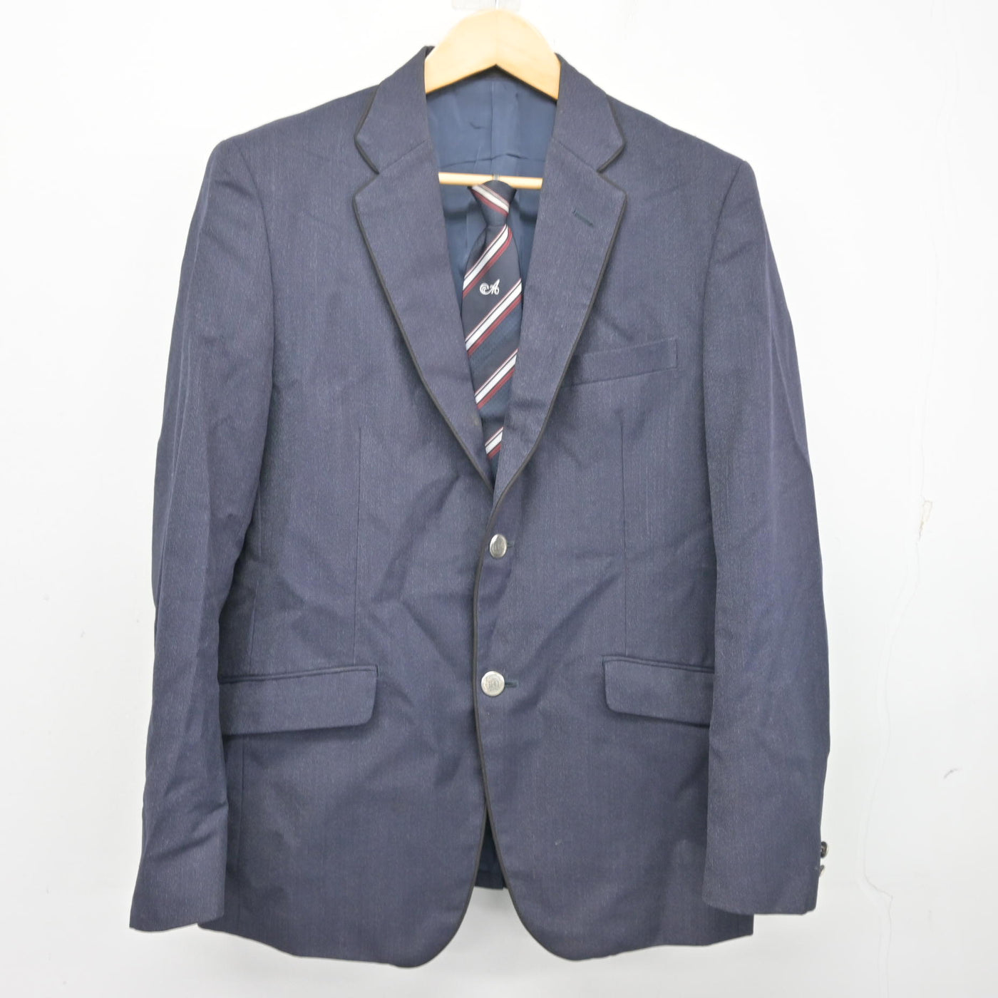 中古】愛知県 愛西工科高等学校 男子制服 2点 (ブレザー) sf106116