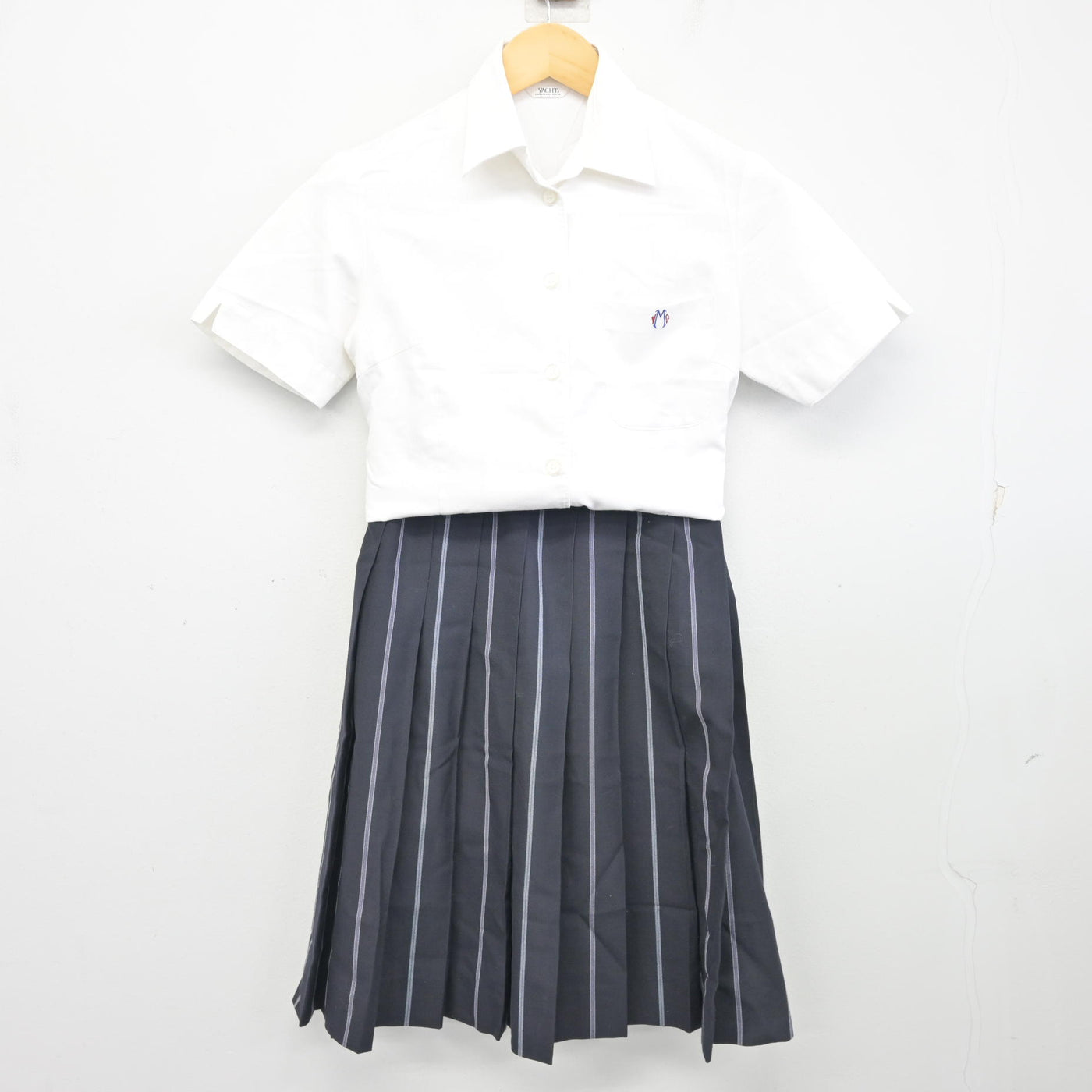 中古】三重県 四日市メリノール学院高等学校 女子制服 2点 (ブラウス 