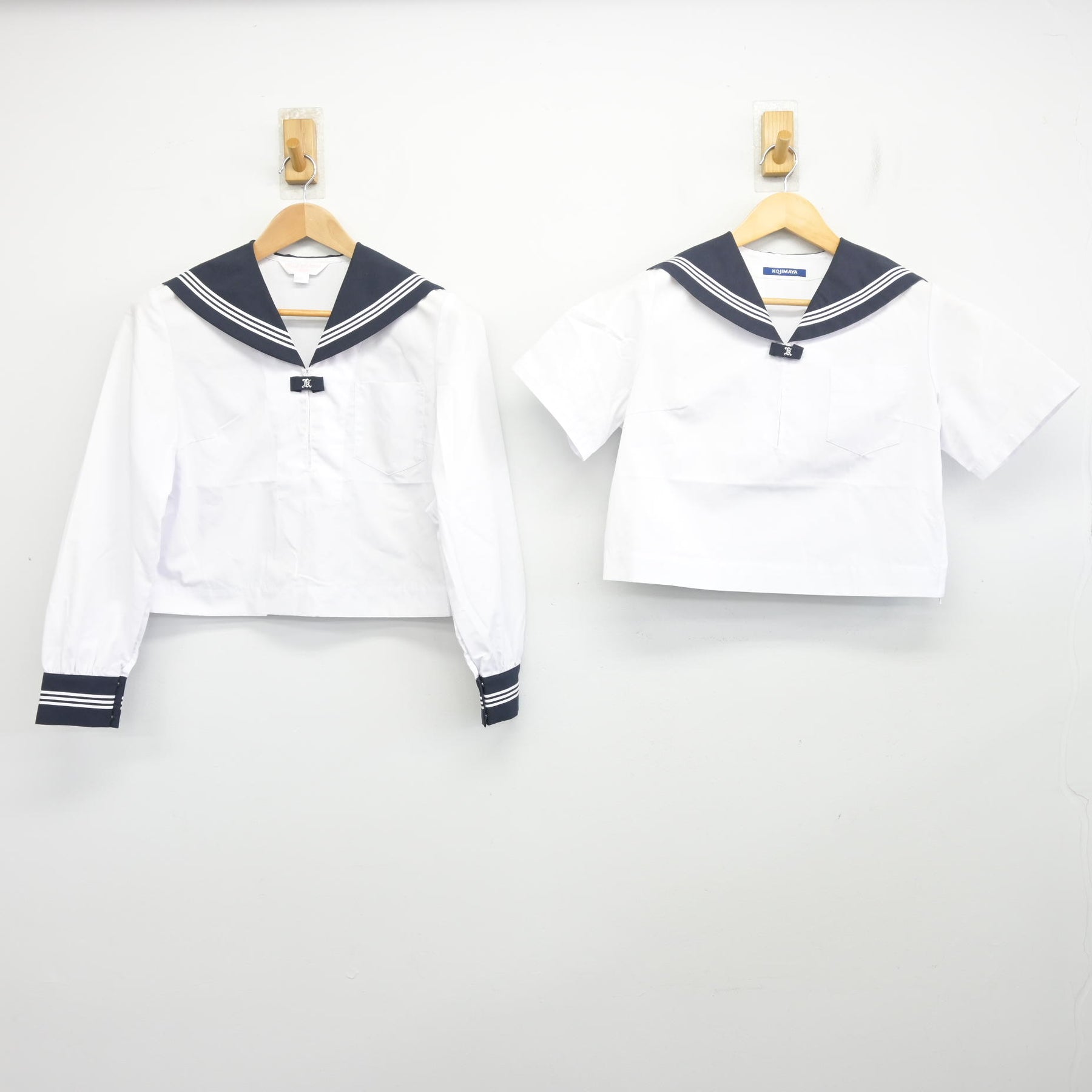 中古】高知県 高知商業高等学校 女子制服 2点 (セーラー服・セーラー服
