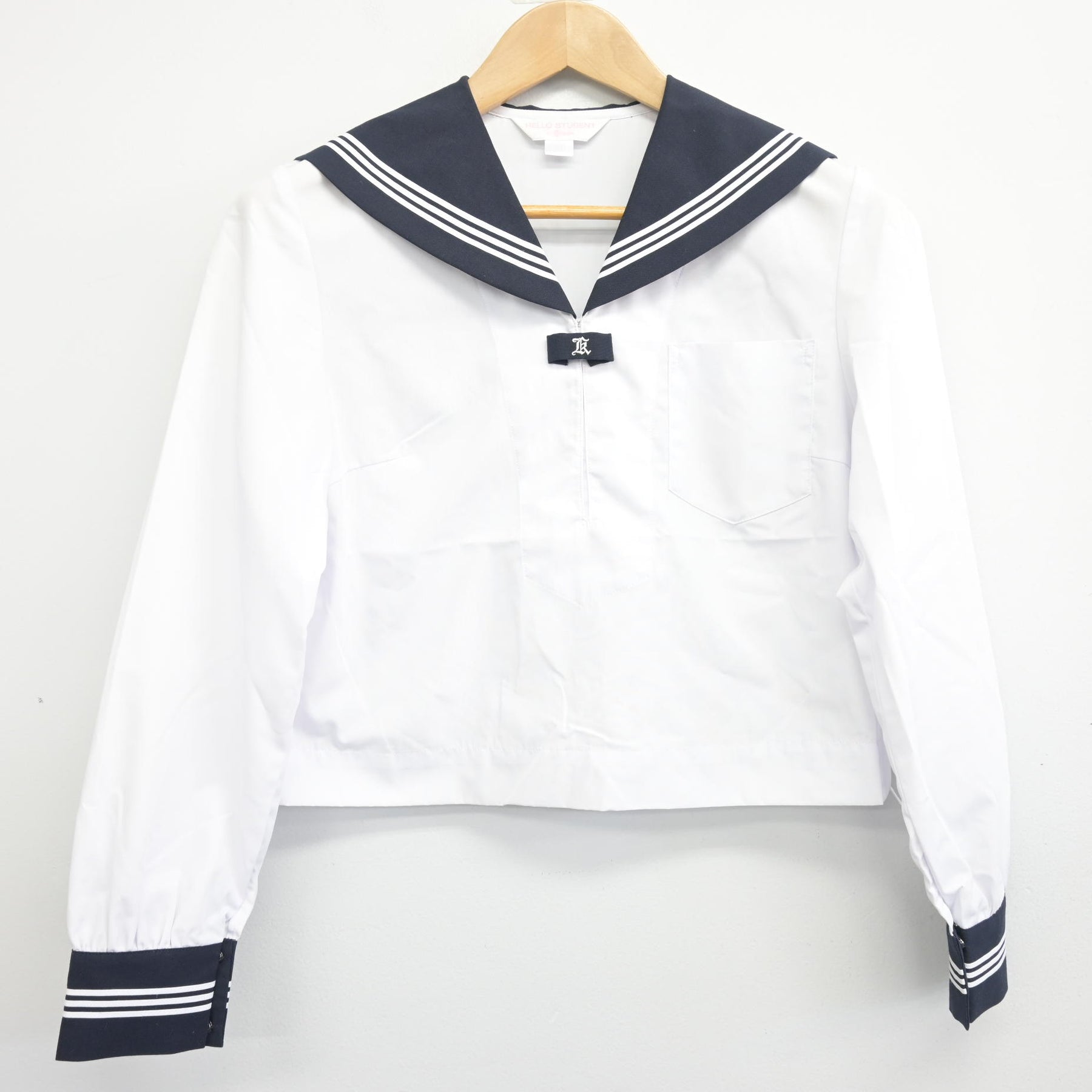 高知商業の学生服 中古】高知県 高知商業高等学校 女子制服 2点 (セーラー服・セーラー服