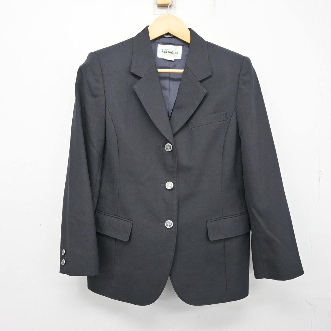中古】神奈川県 逗子中学校 女子制服 4点 (ブレザー・スカート