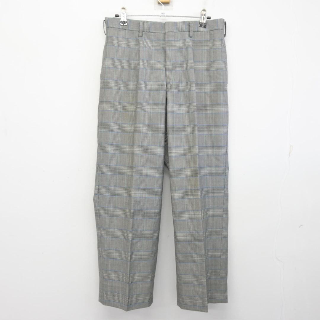 中古】埼玉県 戸塚西中学校 男子制服 3点 (ブレザー・ズボン) sf106363