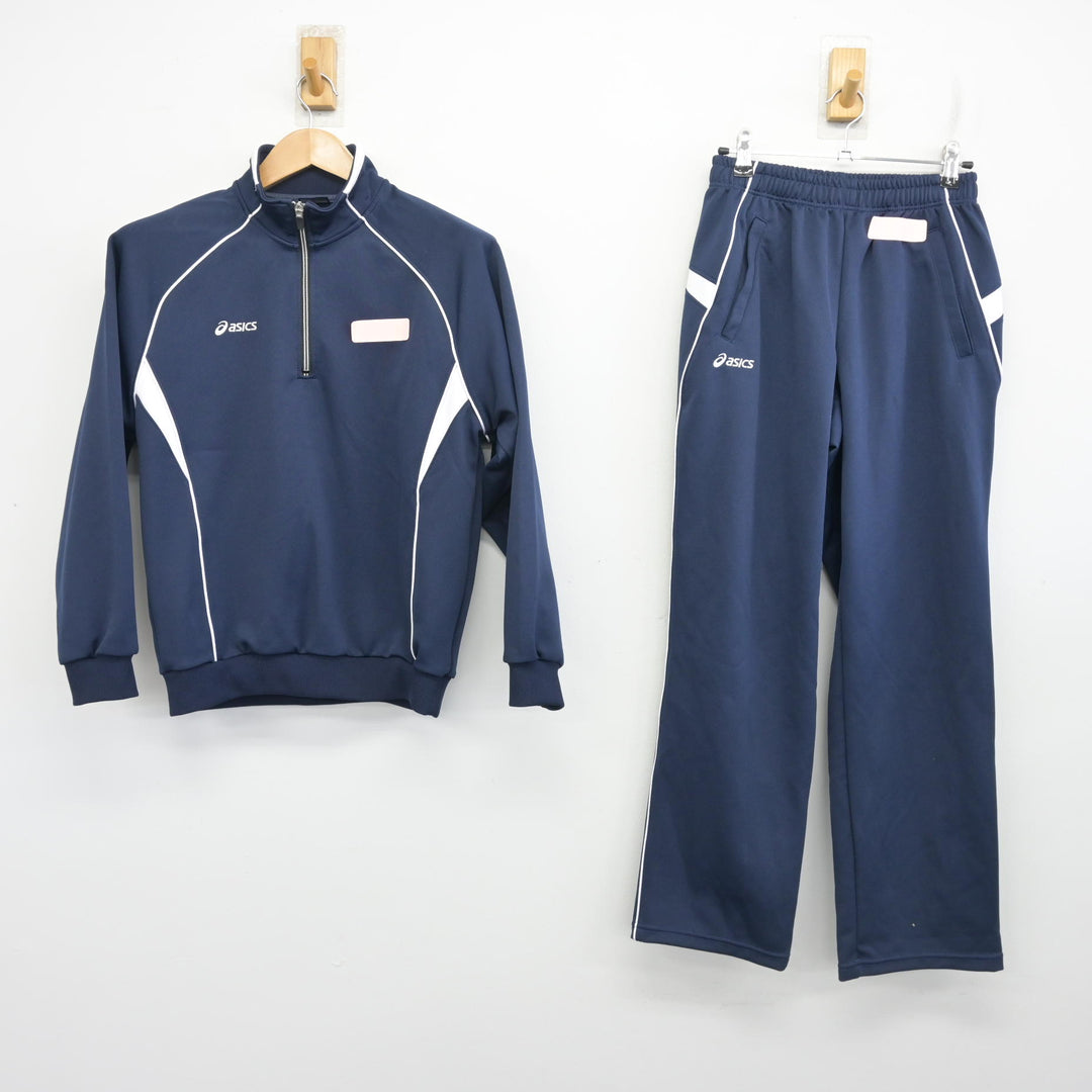 中古】千葉県 津田沼高等学校 女子制服 2点 (ジャージ 上・ジャージ 下