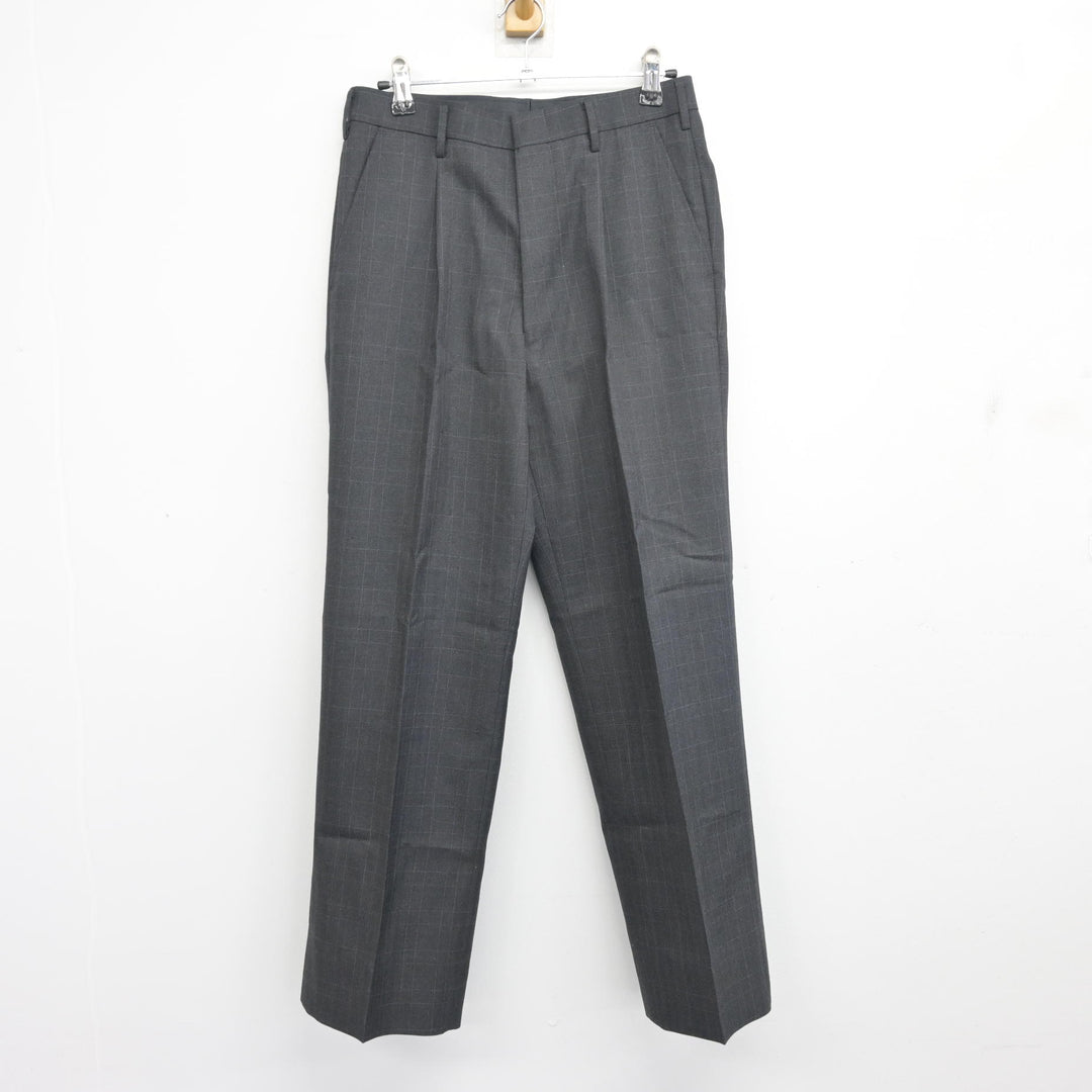 中古】 勇志国際高等学校 男子制服 3点 (ブレザー・ズボン) sf106417 