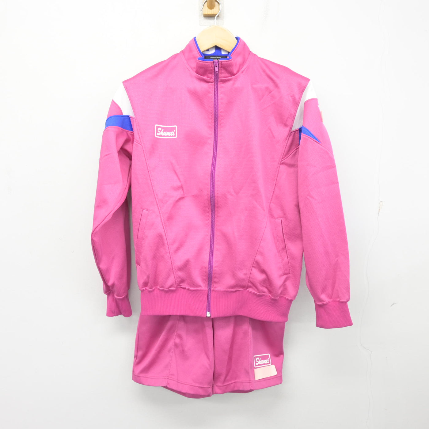 中古】埼玉県 秀明中学校 女子制服 2点 (ジャージ 上・体操服 下 