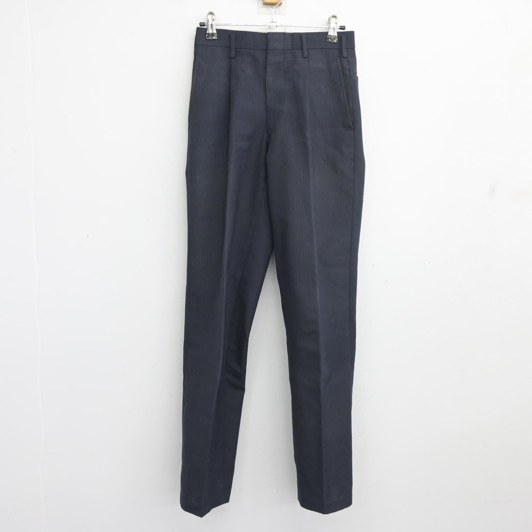中古】福島県 会津若松ザベリオ学園中学校 男子制服 2点 (ブレザー