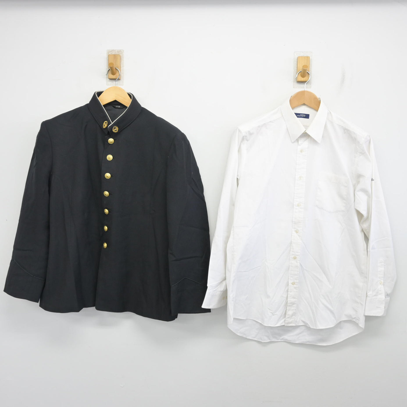 中古】北海道 札幌光星高等学校 男子制服 2点 (学ラン・シャツ 