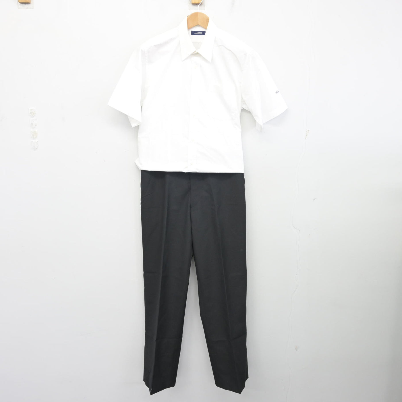 札幌光星高校男子用スラックス 中古】北海道 札幌光星高等学校 男子制服 2点 (シャツ・ズボン