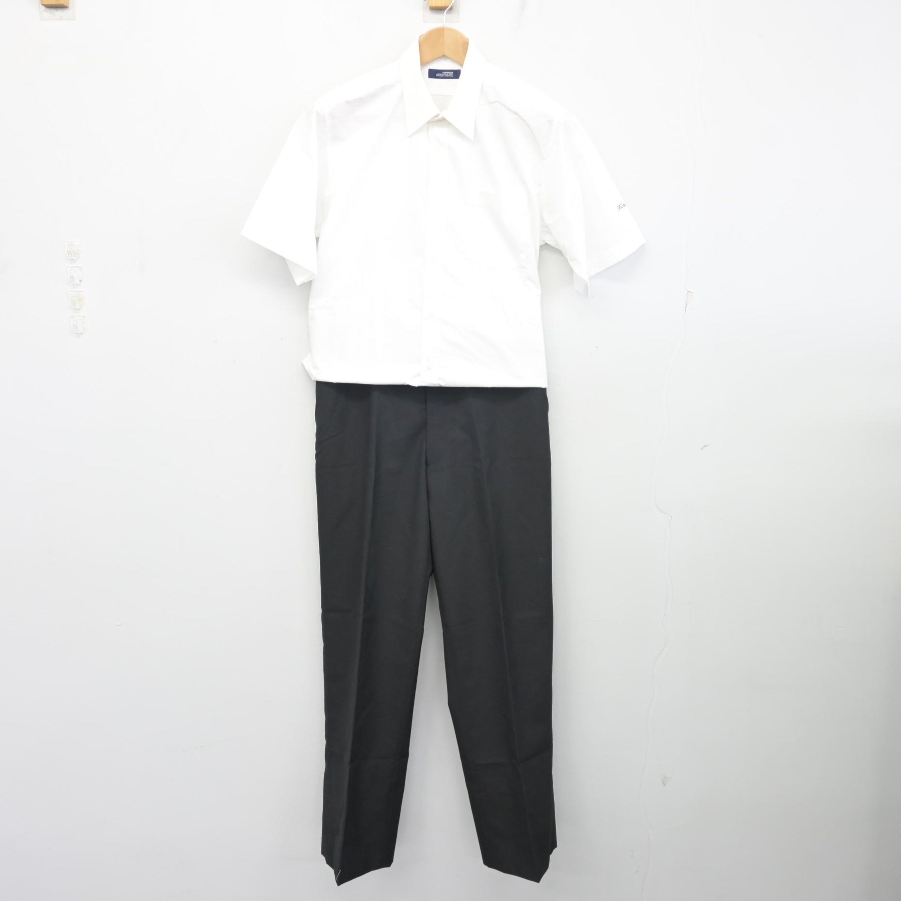 中古】北海道 札幌光星高等学校 男子制服 2点 (シャツ・ズボン
