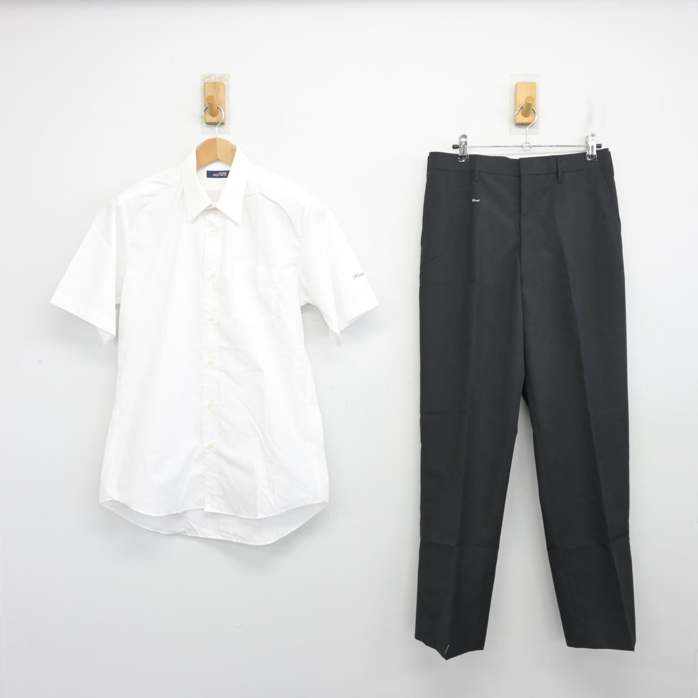 中古】北海道 札幌光星高等学校 男子制服 2点 (シャツ・ズボン 
