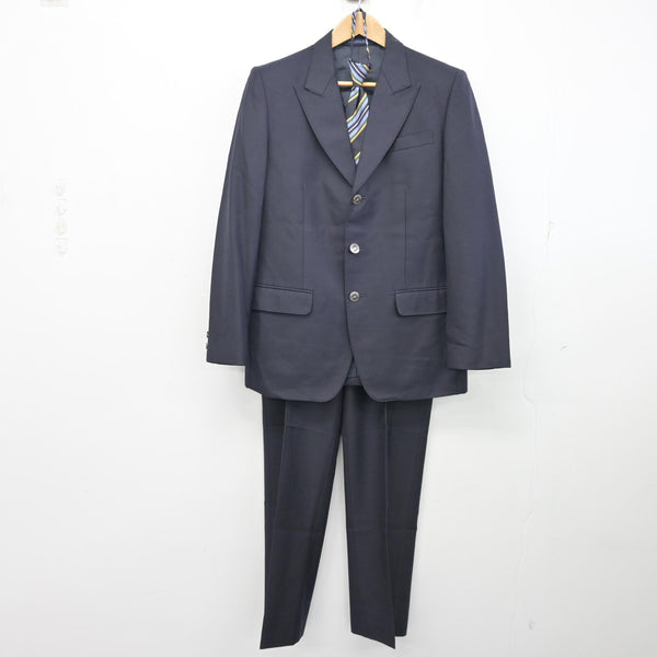 中古】岡山県 岡山芳泉高等学校 男子制服 3点 (ブレザー・ズボン
