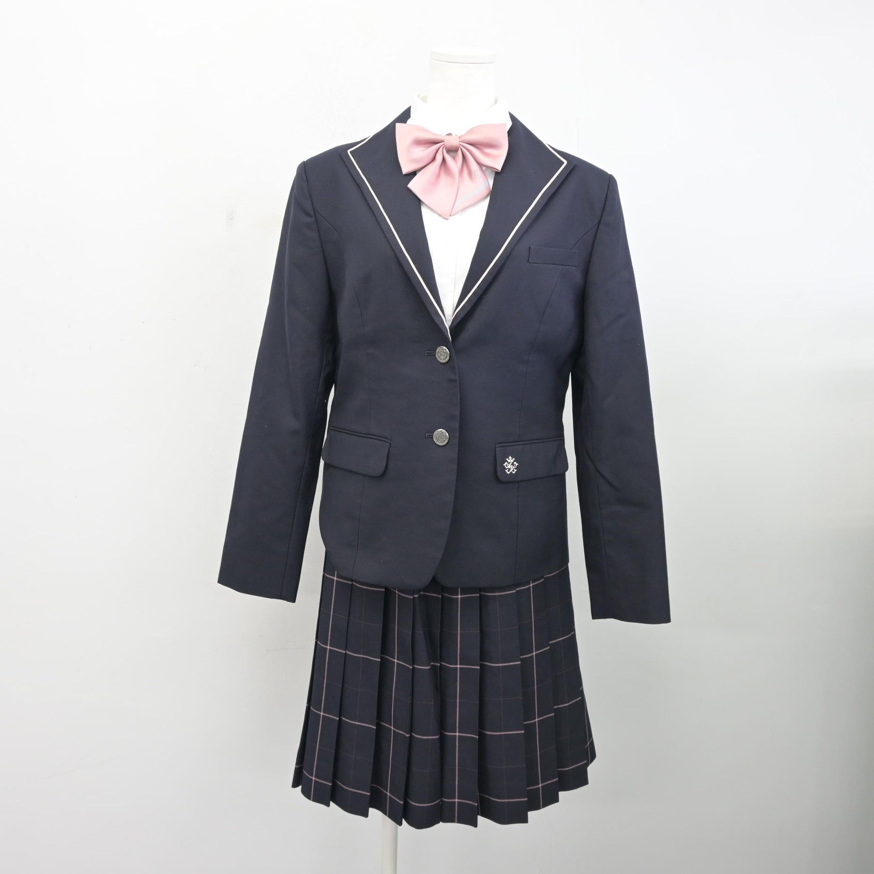 中古】青森県 青森山田高等学校 女子制服 4点 (ブレザー・シャツ 