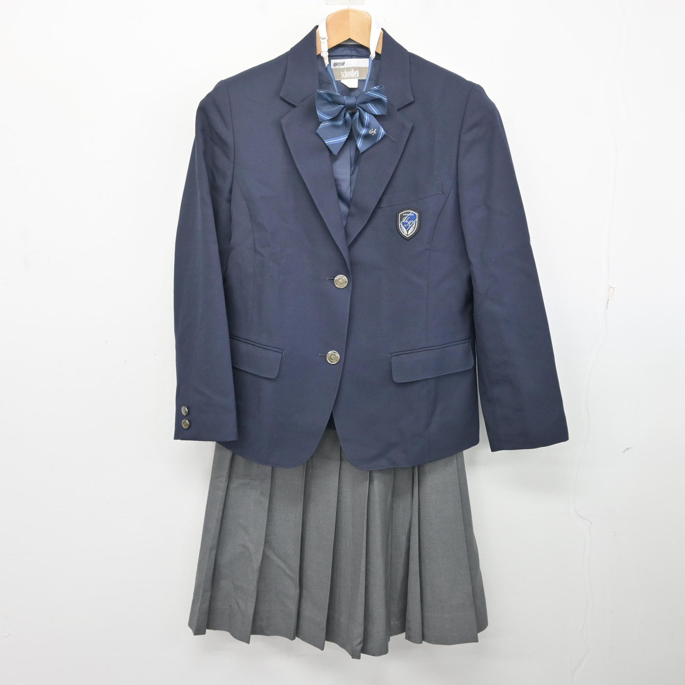 中古】埼玉県 浦和北高等学校 女子制服 4点 (ブレザー・ニット
