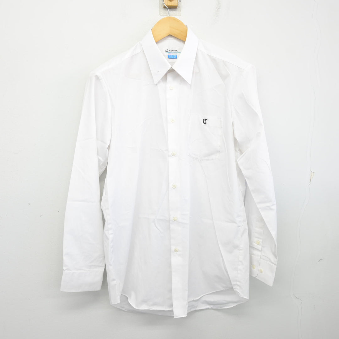 中古】鹿児島県 鶴丸高等学校 男子制服 4点 (学ラン・シャツ・ズボン