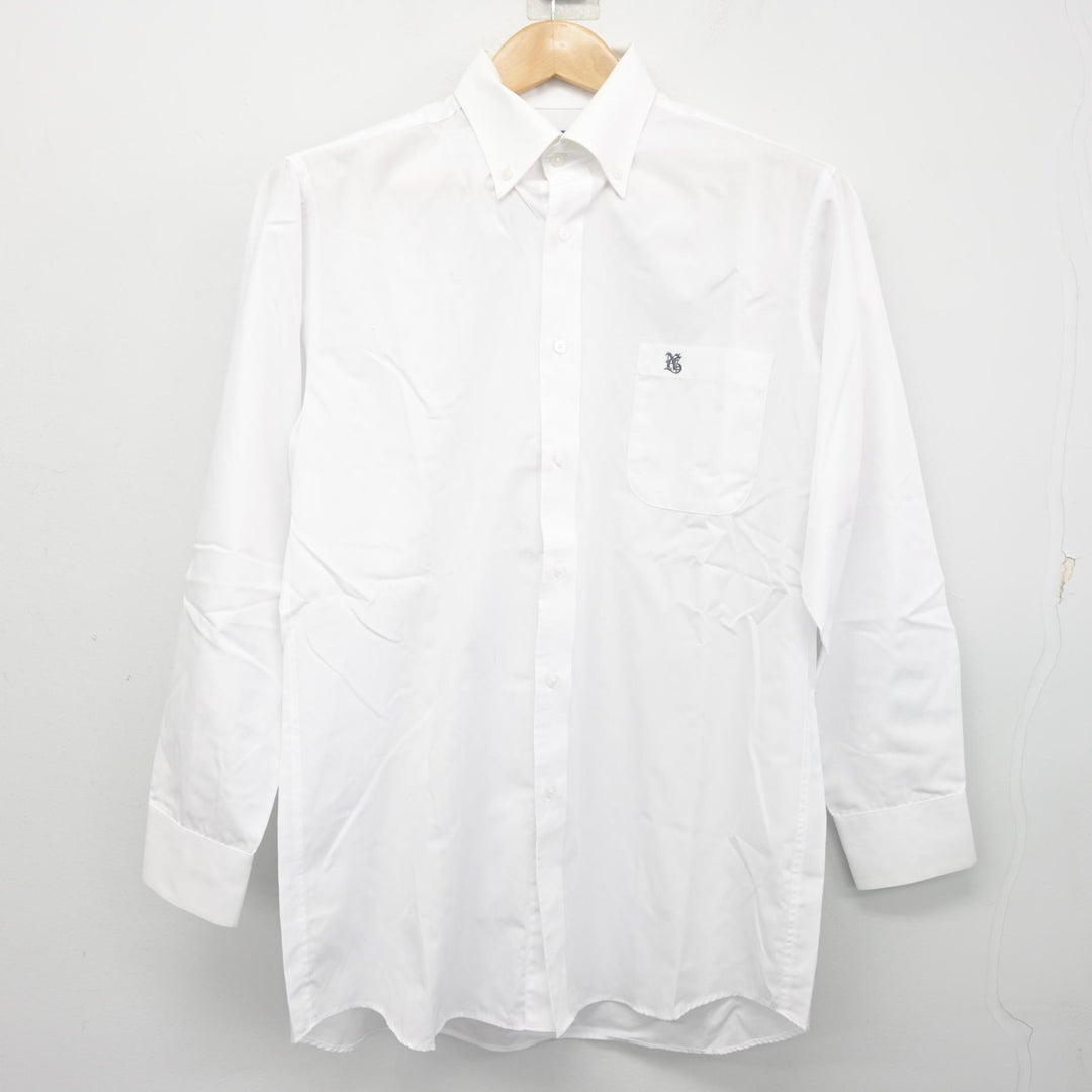 中古】兵庫県 仁川学院高等学校 男子制服 2点 (ニット・シャツ