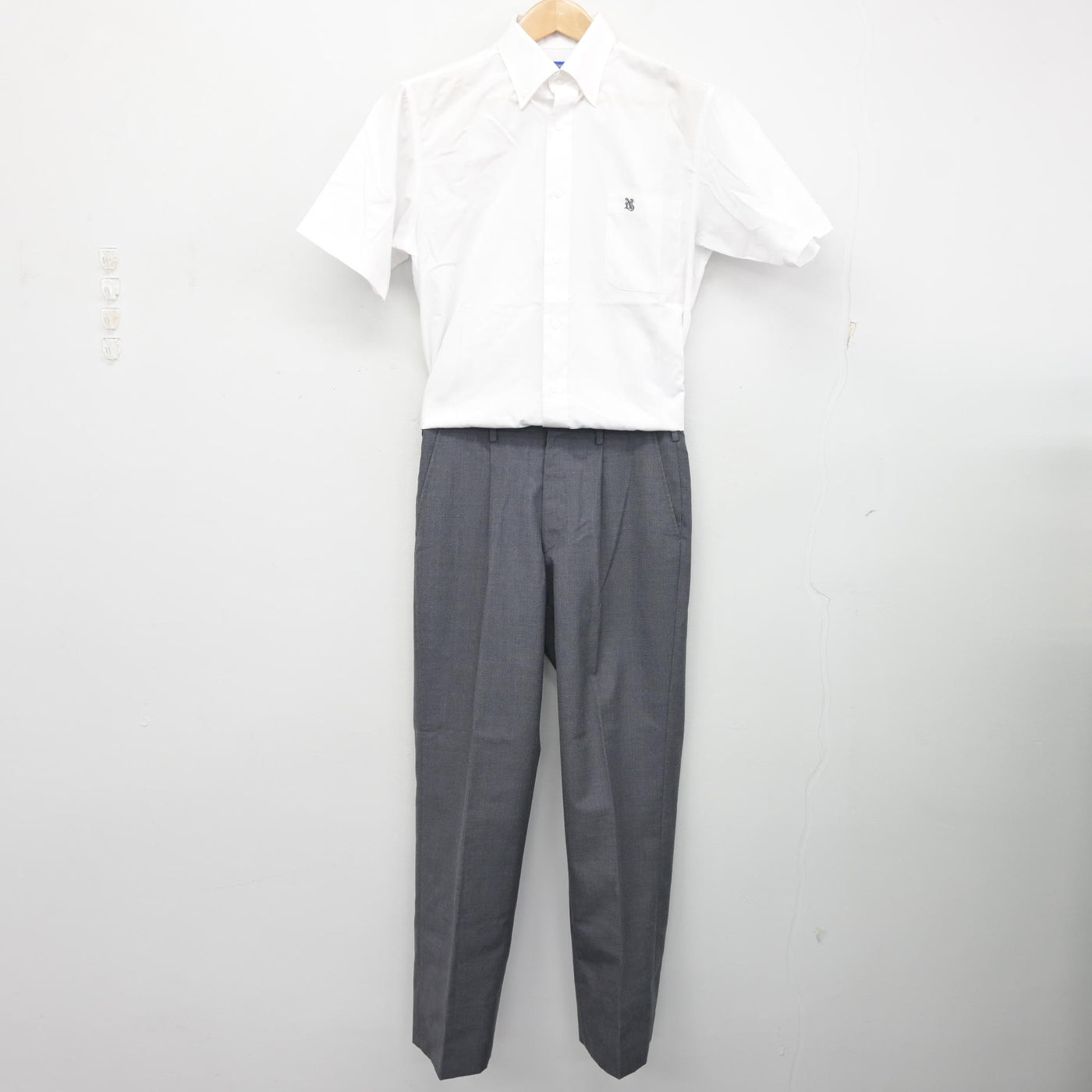 中古】兵庫県 仁川学院高等学校 男子制服 3点 (シャツ・ズボン