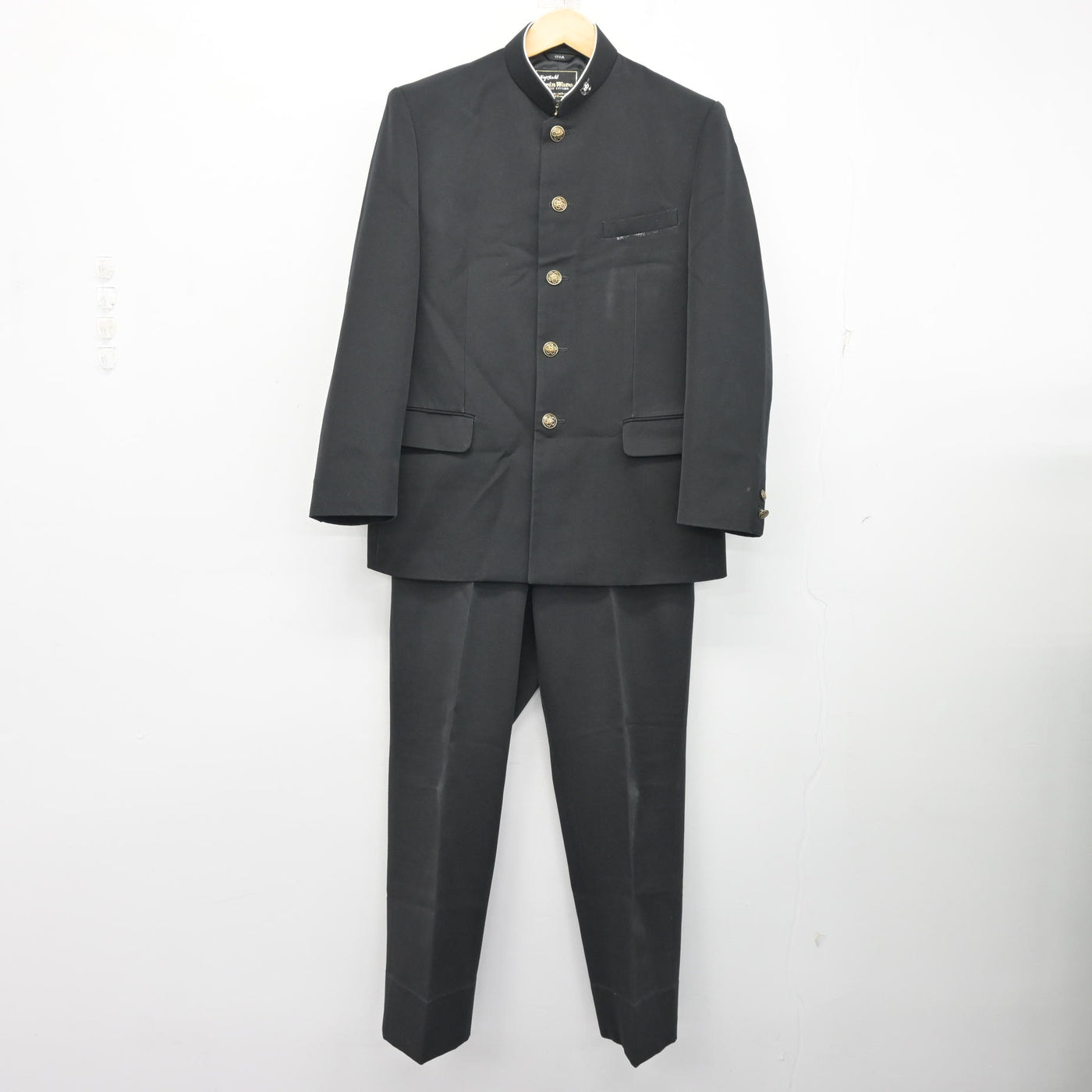 中古】長崎県 福江中学校 男子制服 2点 (学ラン・ズボン) sf106976