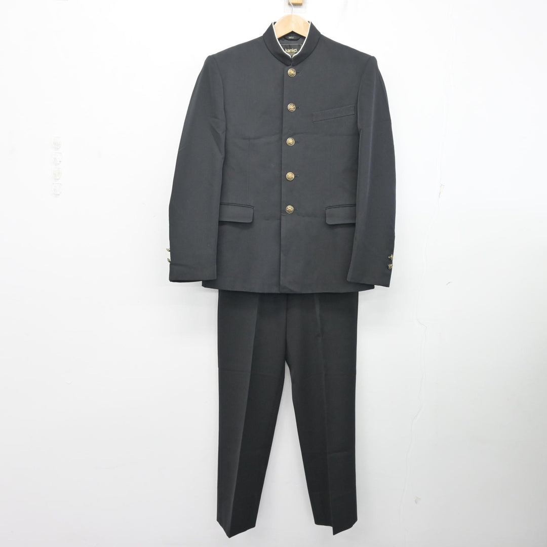 中古】長崎県 福江中学校 男子制服 3点 (学ラン・ズボン・ズボン 